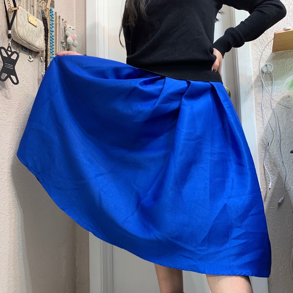 Blue skirt